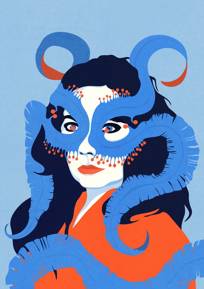 Björk for So Young magazine contest