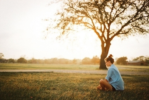 by Dennis Auburn #girl #photog #park #quiet #photography #sunset
