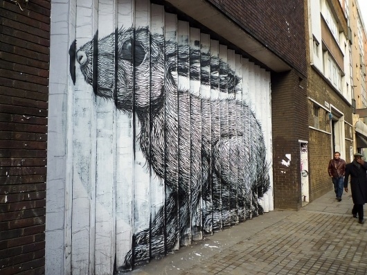 London1209 090 Bunny by Roa | Flickr - Photo Sharing! #drawing