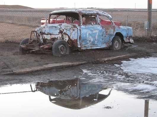 2321024745_4ef2ab1b11_z.jpg (640×480) #chevrolet #derby #demolition #1955