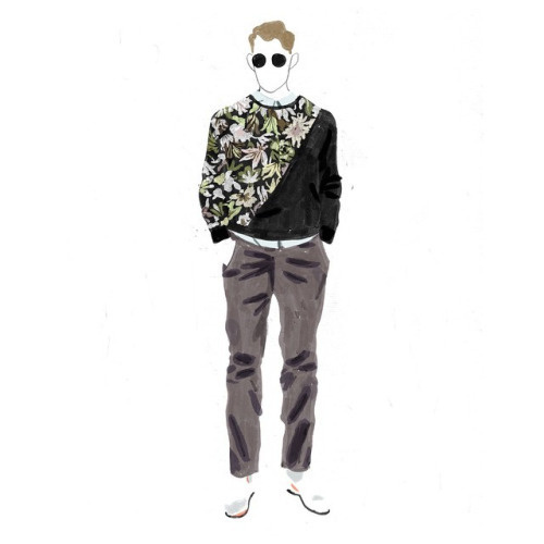 Guy for A|X SS15, Dadu Shin #illustration #shin #dadu #drawing