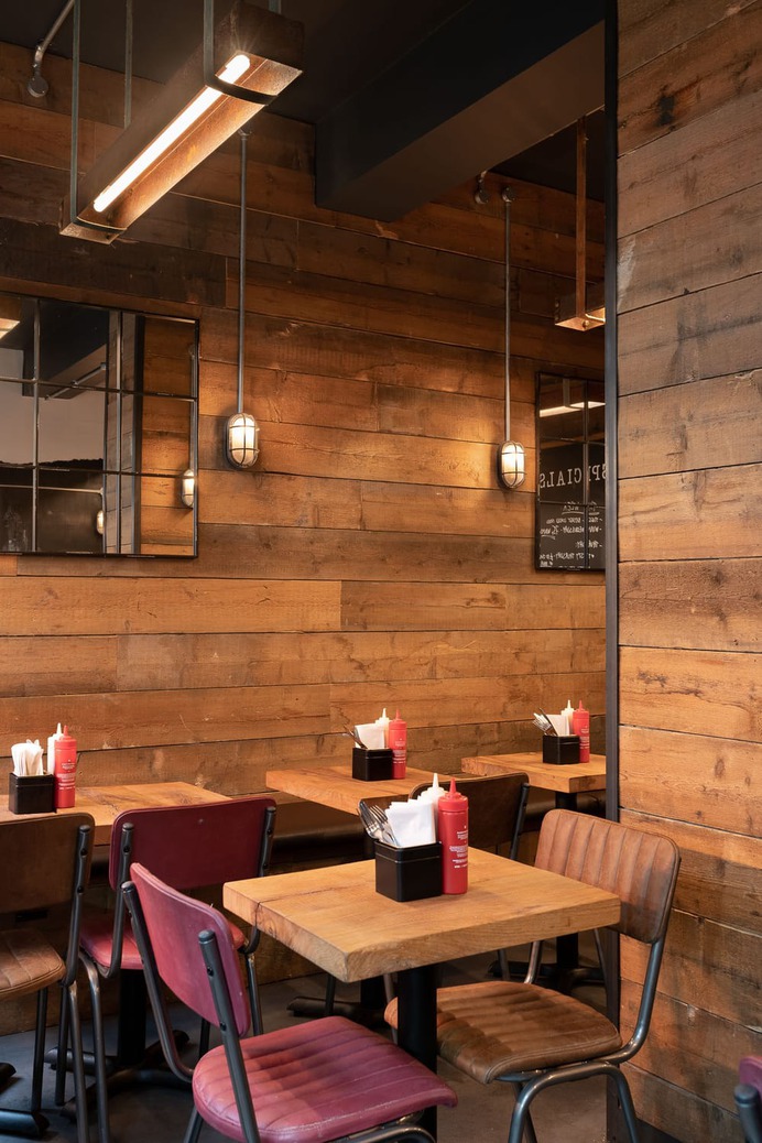 Black Bear Burger Restaurant by B3 Designers