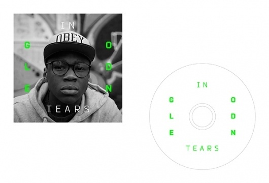 In Golden Tears on the Behance Network #in #design #cover #tears #golden #cd #typography