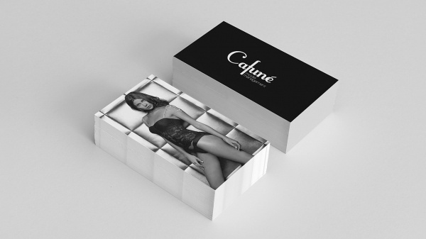 Cafuné Model Management #model #white #business #card #black #fashion