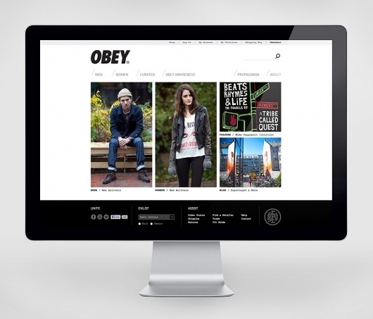 Obey Clothing - Work - Instrument #obey #clothing #web