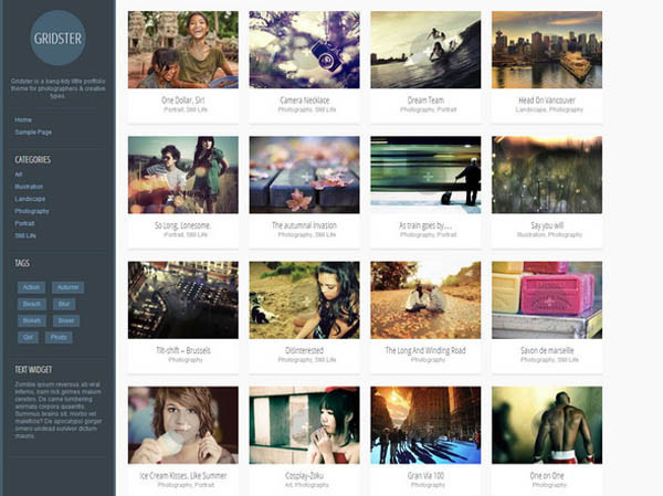 Free Minimalist Portfolio WordPress Themes