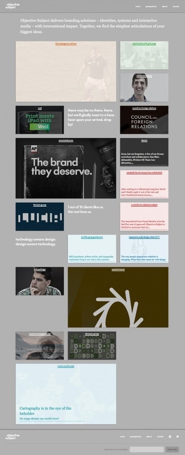 Objective Subjective #grid