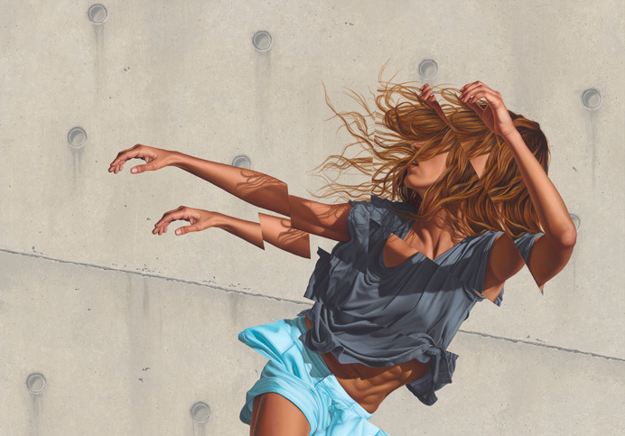 'Furthest Reach' - 105x150cm (59x41-inches) - oil and acrylic on canvas