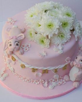 Bunny Theme Cake