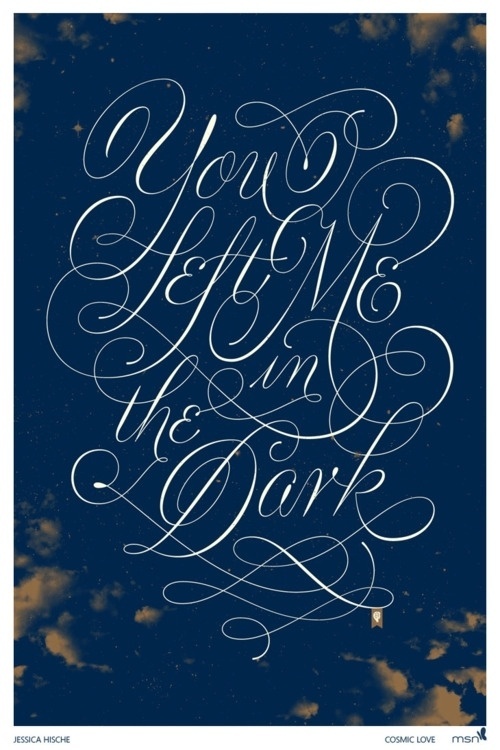 Typeverything.com - Design by Jessica Hische (via... - Typeverything #hische #you #in #me #the #left #jessica #dark