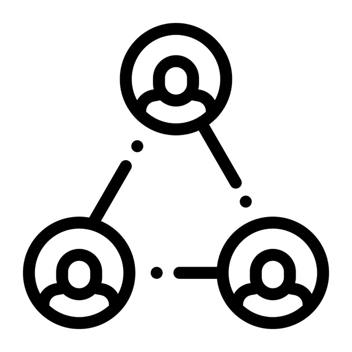 See more icon inspiration related to relationship, account, teamwork, user, businessman, ui, networking, interface, business, communication and profile on Flaticon.