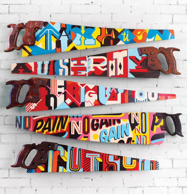 (Sub)Prime Cuts on Behance #saws #signs