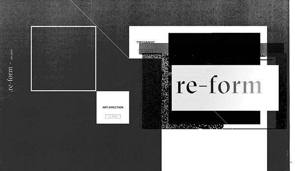re-form. on Behance #re-form #identity