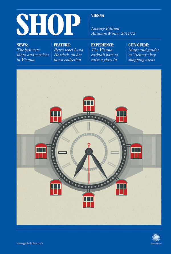 Global blue city guide Austria #illustration #design #austria