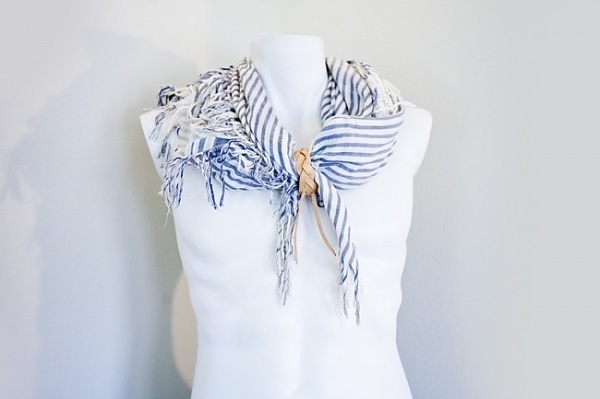 Noah Marion Quality Goods — Scarf Wrap #design #cheap #scarf #handmade #accessory #leather #braid #fashion #high