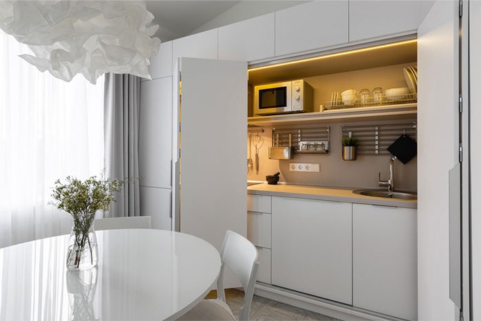 White Urban Minimalism by Greenbor - InteriorZine