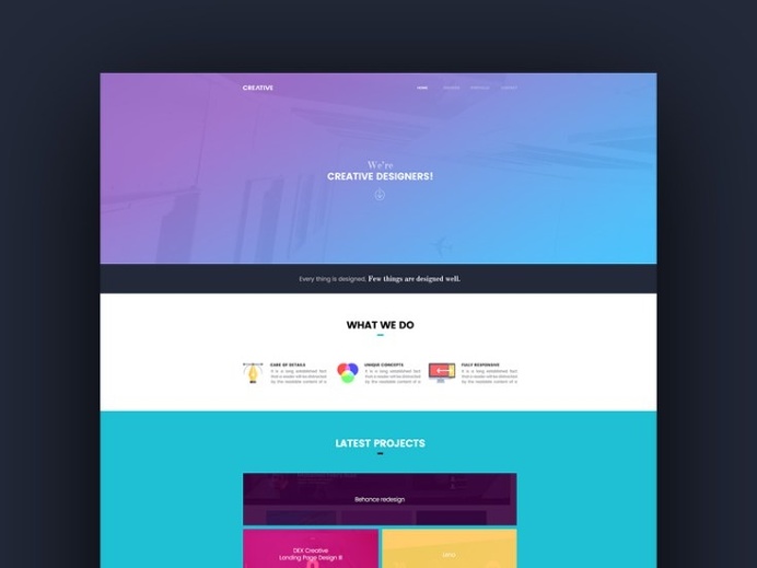 Creative Agency PSD Template