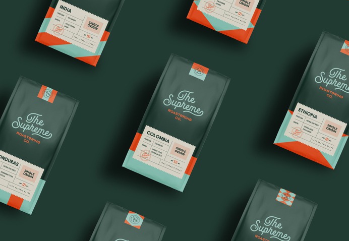 The Supreme Roastering Co. Branding - Mindsparkle Mag Marka Network with Creative Director Mustafa Akülker created a brand identity with a vintage and minimal approach for The Supreme Roastering Co. #identity #branding #design #color #photography #graphic #design #gallery #blog #project #mindsparkle #mag #beautiful #portfolio #designer