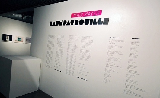 DONA BARONESA – professional design studio » "RAUMPATROUILLE" – photo exhibition #exhibition #wall #description