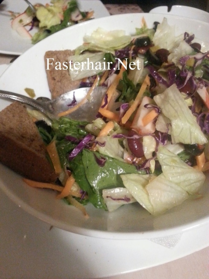 Protein Salad Recipe for Healthy Hair and Skin.
