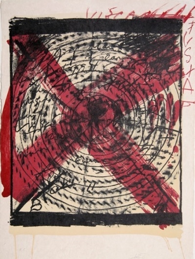 Antoni Tapies Abstract Lithograph #spain #tapies