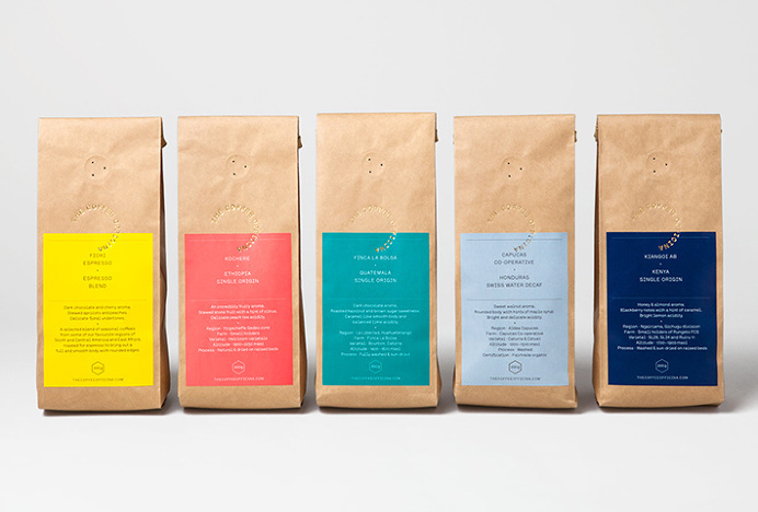 The Coffe Officina by Morse Studio #bag #coffee #packaging
