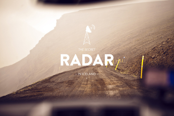 The Secret Radar #design #photography #radar #graphics #typography