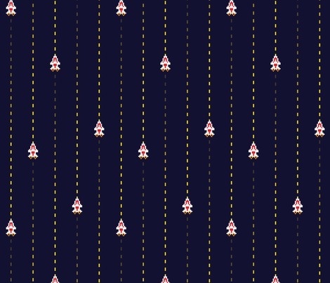 Space Shooter Pinstripe Navy - audsbodkin - Spoonflower #textile #pinstripe