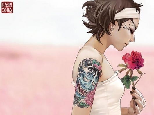 Tattoo Illustrations by Zhang Xiaobai | Cuded #tattoo #zhang #illustrations #xiaobai