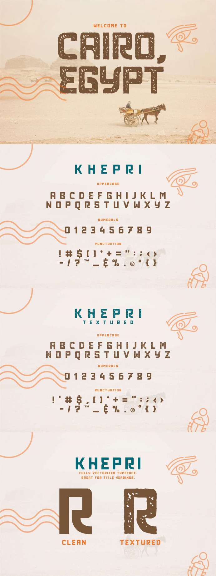 KHEPRI – FREE MODERN EGYPTIAN TYPEFACE
