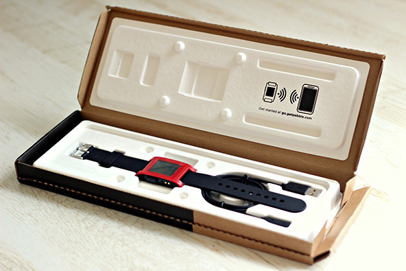 Pebble Watch - Sustainable Packaging Design #packaging #design #graphic #3d