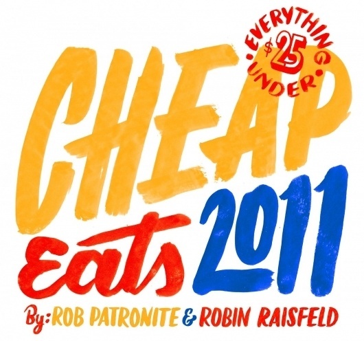 New York Magazine, Eat Cheap 2011 — Friends of Type