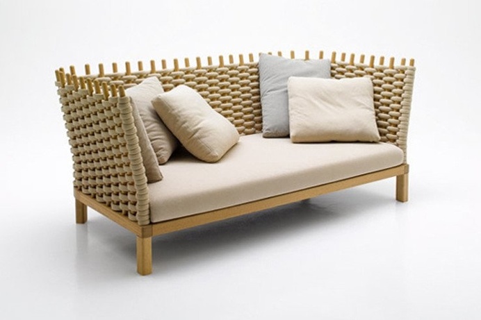 With its rustic looks and neat colour theme, the Wabi Swing Sofa is sure to win hearts. #design #product #modern
