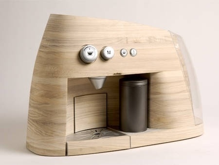 swissmiss | Wooden Espresso Maker #coffee #wood #machine #espresso