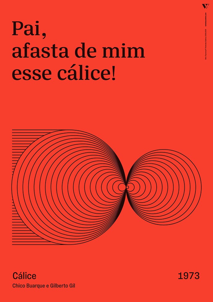 Tipoversos Identity - Mindsparkle Mag Lyrics are the visual and textual manifestation of a song and inspire Tipoversos, a series of 15 posters about brazilian music with lyrics that bring reflection, protest and a certain dose of hope. This beautiful project was designed by Johnny Brito. #logo #packaging #identity #branding #design #color #photography #graphic #design #gallery #blog #project #mindsparkle #mag #beautiful #portfolio #designer