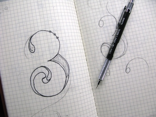 33rd Annual Faculty Art Exhibition on the Behance Network #drawn #pencil #moleskine #typography