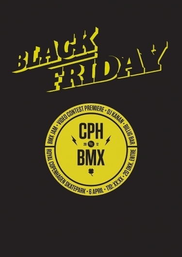 Black Friday | ANDREAS HOUMANN #bmx #friday #design #graphic #black #poster #type