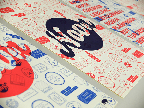 Le Quartanier :: Série Nova on Behance #screenprint