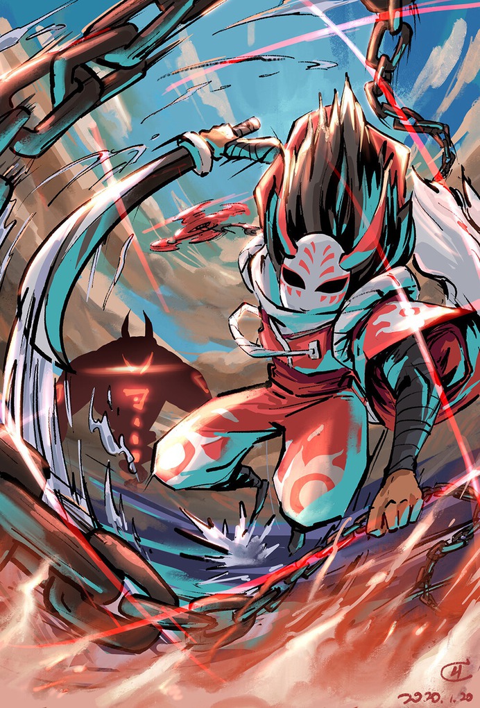 "Ninja Must Die" Fan Art, Cang Cang Crane