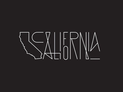 California #design #graphic #quality #typography