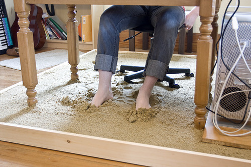 Sand between your toes #workspaces
