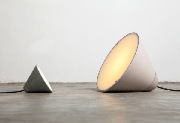 Concrete Lamps by Itai Bar On & Oded Webman Photo #lamp #concrete