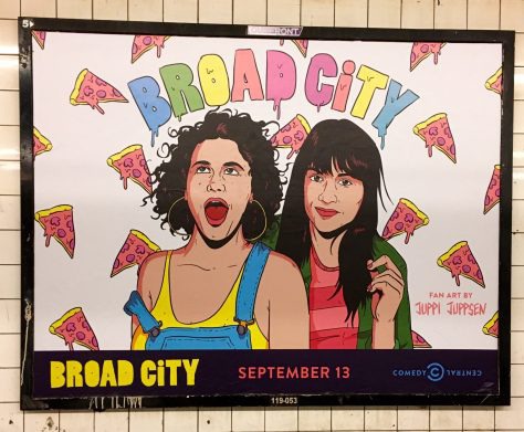 Broad City New Season Subway Ad