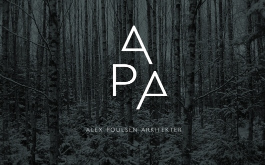 Visuel identitet til Alex Poulsen Arkitekter | re-public #logo #identity