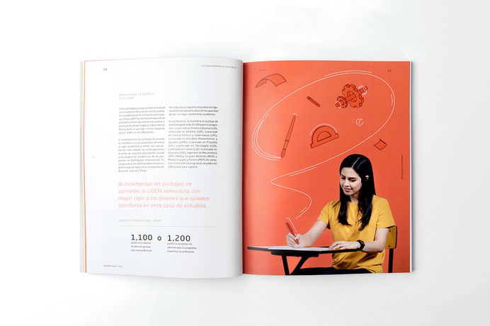 Annual Report UDEM 2018 on Behance