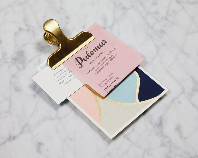 Palomar #branding #receipt #print #identity #gold #foil