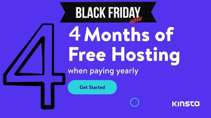 Limited Time Offer: Unlock 4 months of free #WordPressHosting during #Kinsta #BlackFriday #HostingSale: https://kinsta.com/?kaid=KGREGNPXQPDV 
 Scale your website/blog/online store to handle the holiday season traffic: https://bit.ly/3suWULM 
