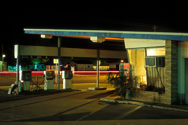 photo #fuel #color #hopper #night #petrol #painting #usa