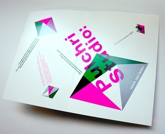 Pulchri Studio - Erik de Vlaam - Studio Dumbar #design #graphic #leaflet