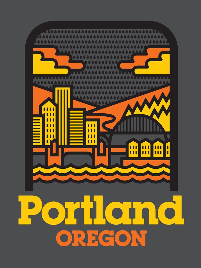 Aaron Draplin on Life, Design, and Taking the Work Home – City of Portland Poster